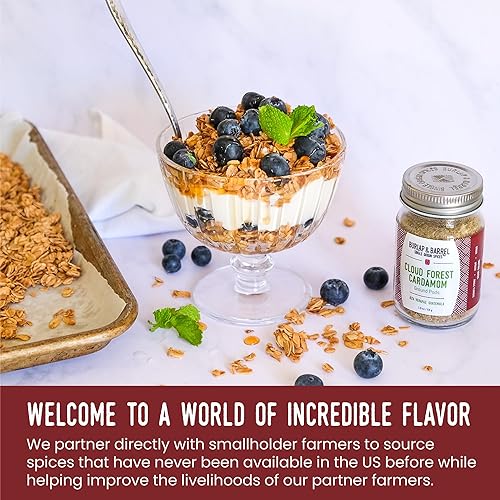 Miniatura 5 de Burlap & Barrel Exquisito dúo cardamomo de lima negra molida y bosque nuboso - Eleva tus creaciones culinarias!