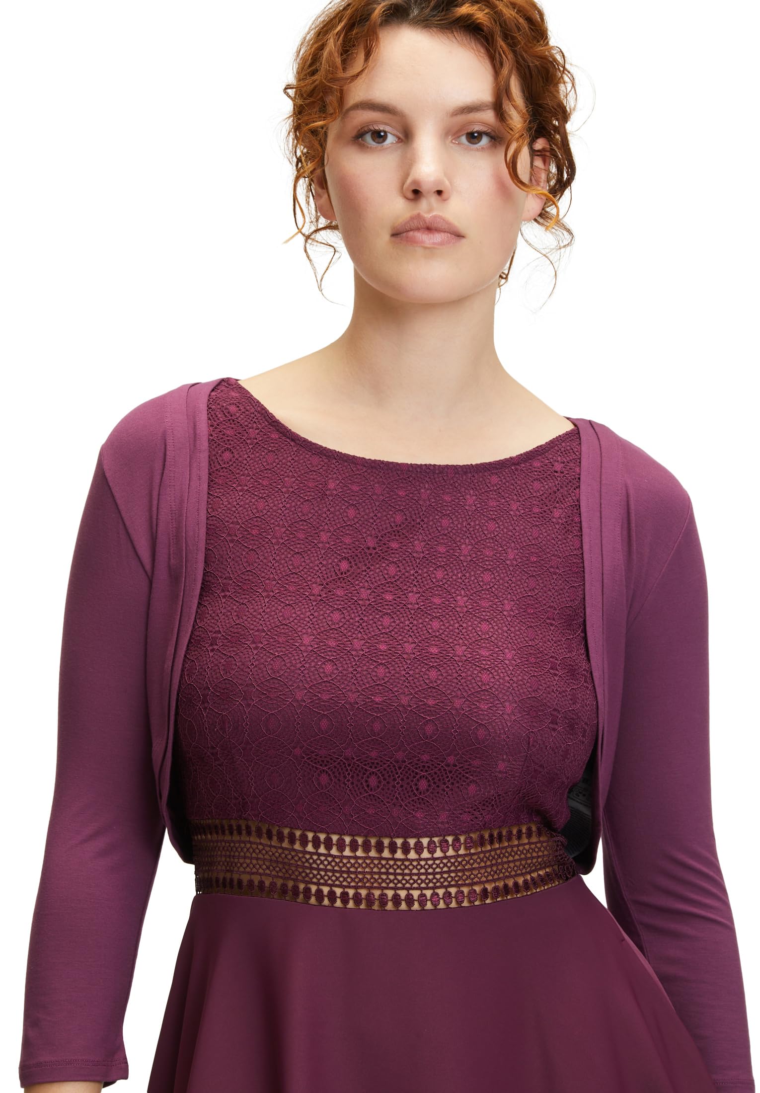 Vera Mont Damen Bolero-Jacke figurbetont