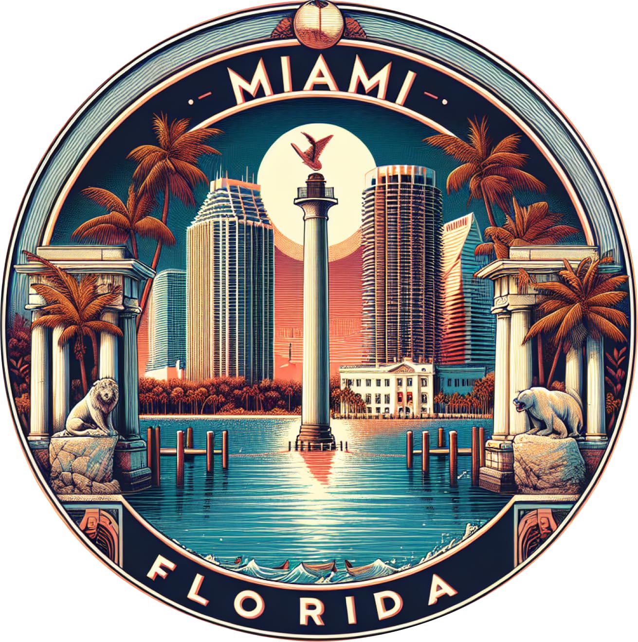 Bonita Springs Florida\" Magnet For Sale By Futurebeachbum