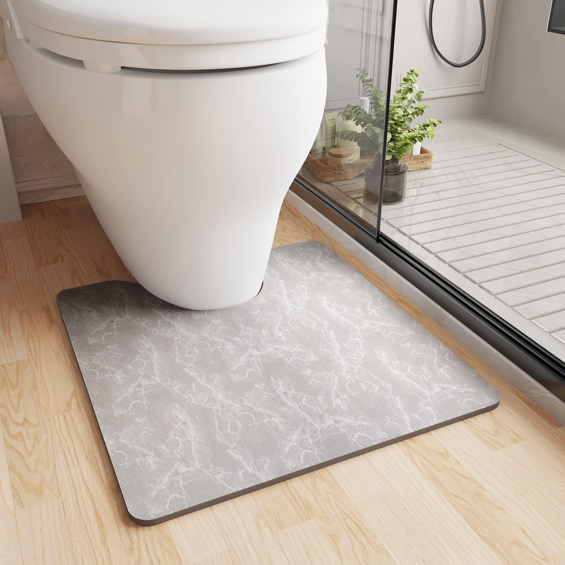 Amazon.com: COCOER Bath Mat-Bathroom Mat Bathroom Rug Absorbent Stain ...