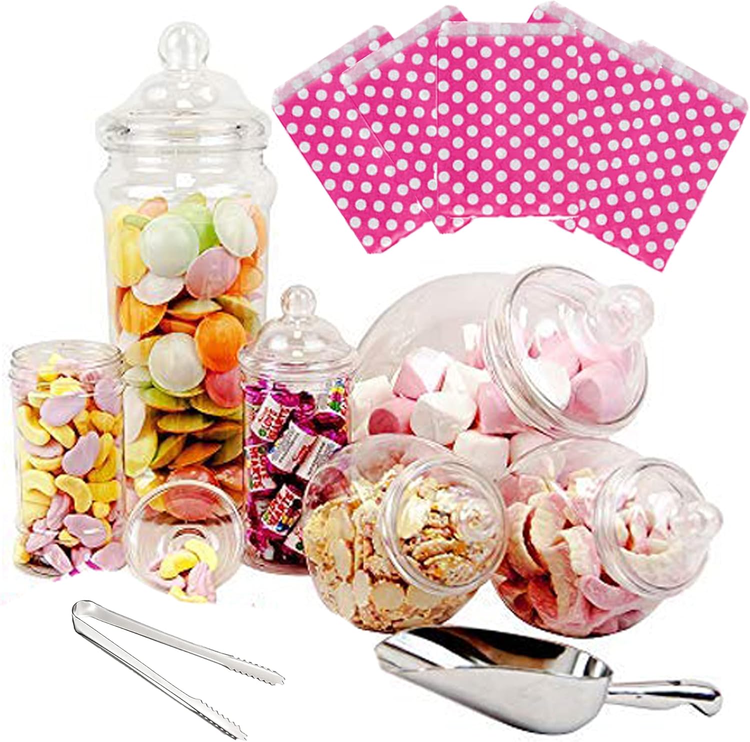 Purple Square PS6JK_GoSt 6 Jar Kit, Polyethylene Terephthalate (PET) Food Grade Plastic