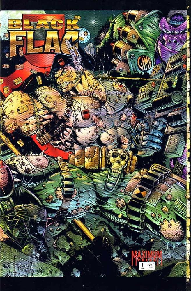 アメコミBLACK FLAG #1 1994 Fraga & McFarlane