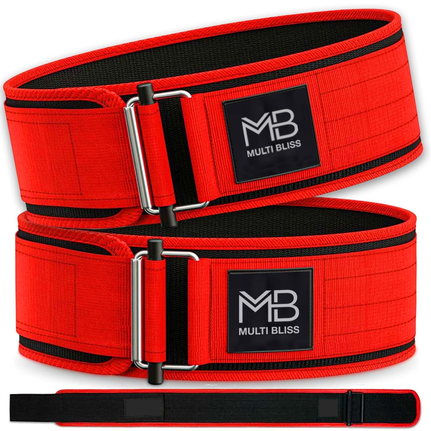 Premium Quality Weight Lifting Gym Belt for Athletes, Olympic Training, Deadlift, Bodybuilding, WOD, Lifting Lumbar Support & Gym Workouts Belt for Men & Women (FreeGift Gym Keychain) Small 26