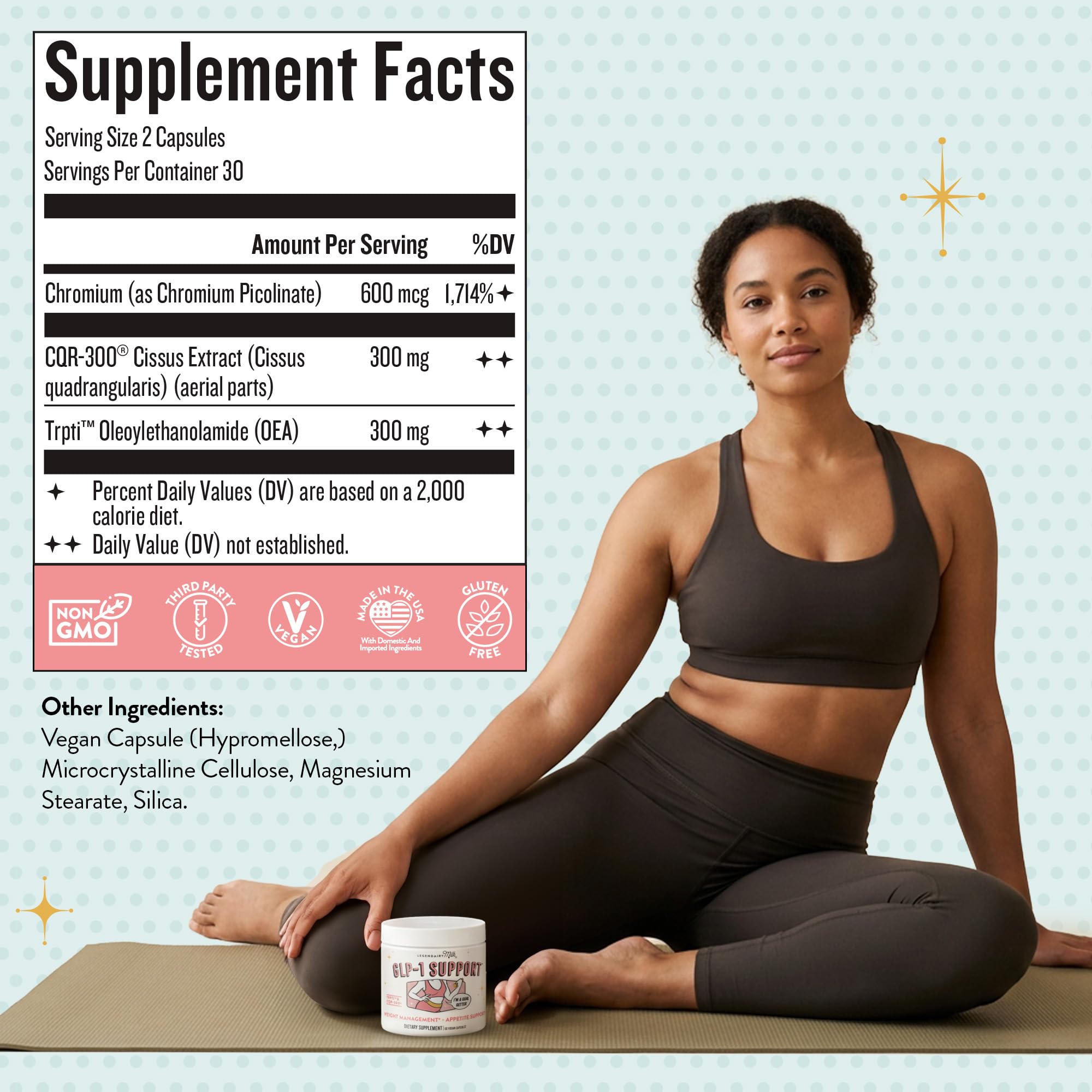 Legendairy Milk GLP-1 Appetite & Weight Management Support, 60 Capsules — Amazon image 8
