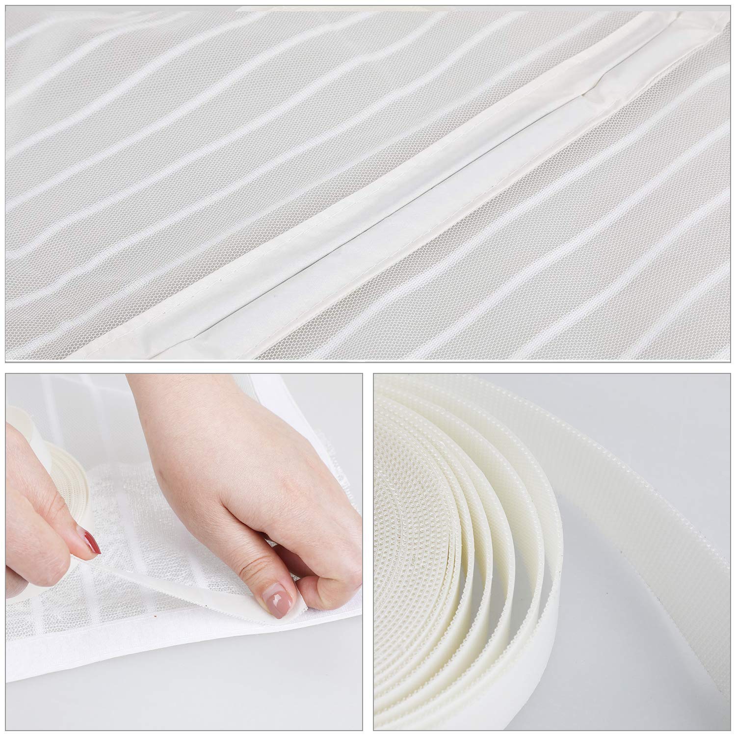 FEN&G Magnet Fliegengitter Tür 175x245cm, Magnetischer Fliegenvorhang