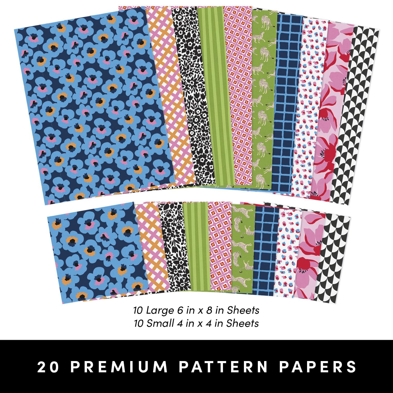 PAPERAGE Junk Journal & Scrapbook Kit, quaderno con copertina rigida vuota, 20 carte fantasia, 8 fogli di adesivi, 20 forme fustellate, 2 nastri Washi e rullo a nastro, forniture creative journaling