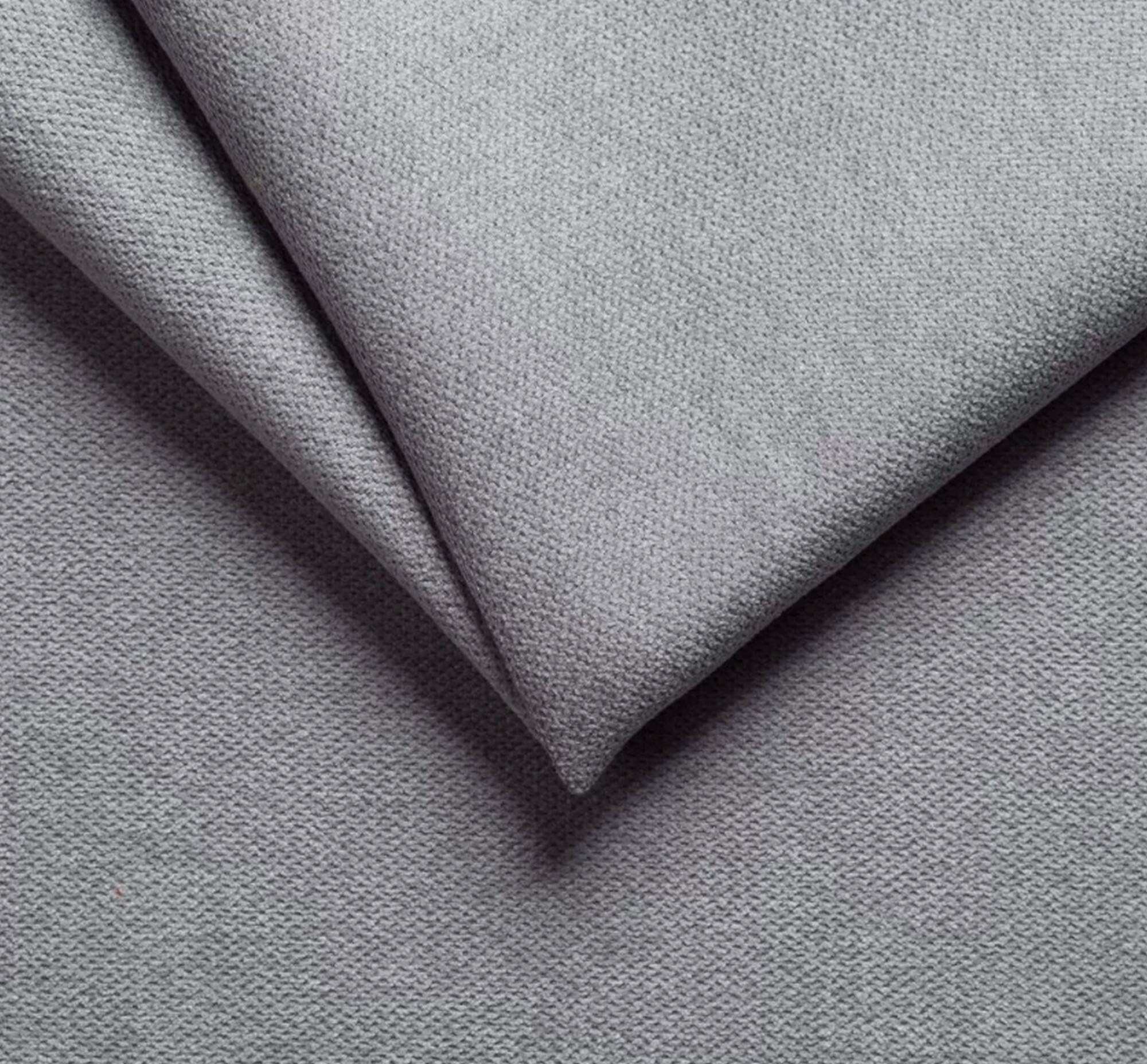 Dmora Rosamunda - Cama de Matrimonio desenfundable - Color Gris - Medidas 160 x 190 cm - Fabricado en Italia