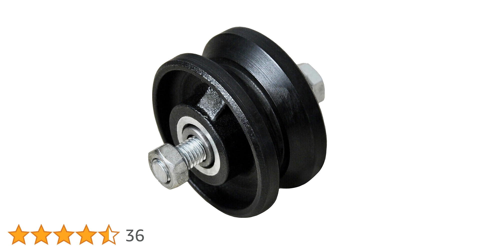 Sidco Supply 3” Inch V-Groove Gate Wheels Cast Iron Steel