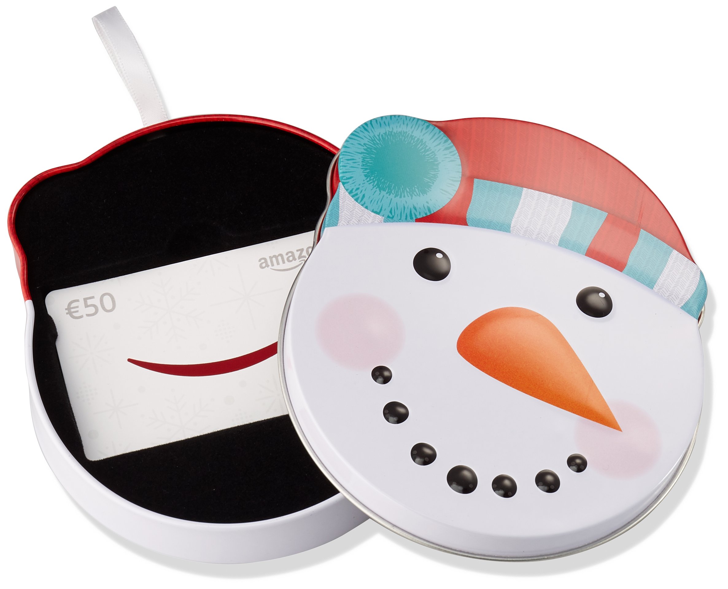 Amazon.de Geschenkkarte in Geschenkbox - 50 EUR (Schneemann)