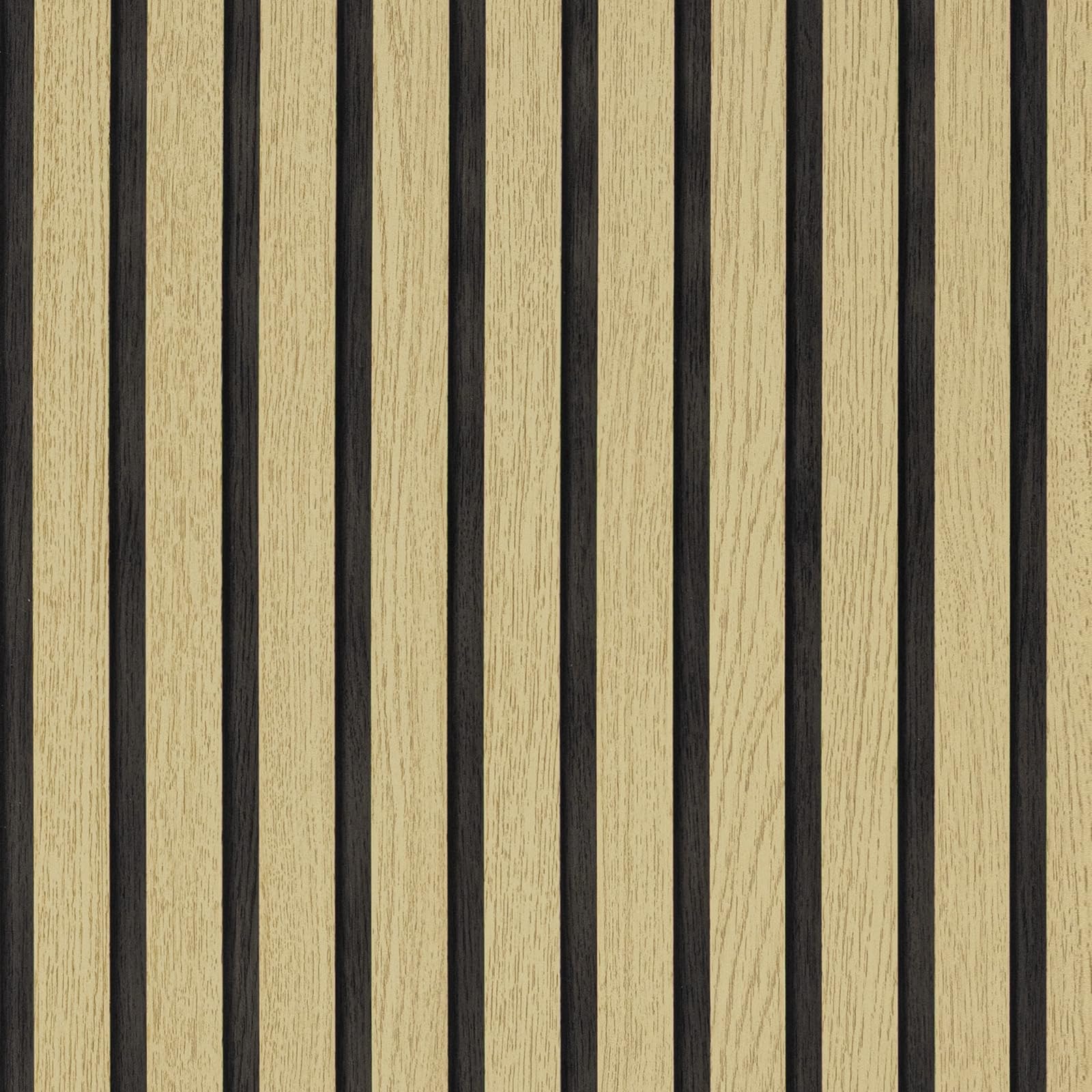 Abyssaly Faux Wood Slat Self‑Adhesive Wallpaper Removable Vinyl Covering