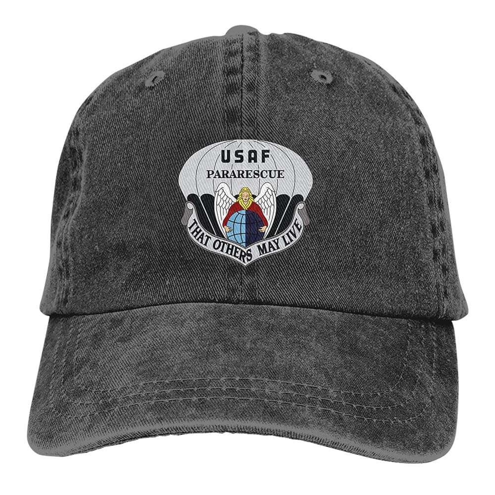 US Air Force Vintage Wash Denim Baseball Cap at Amazon Men's