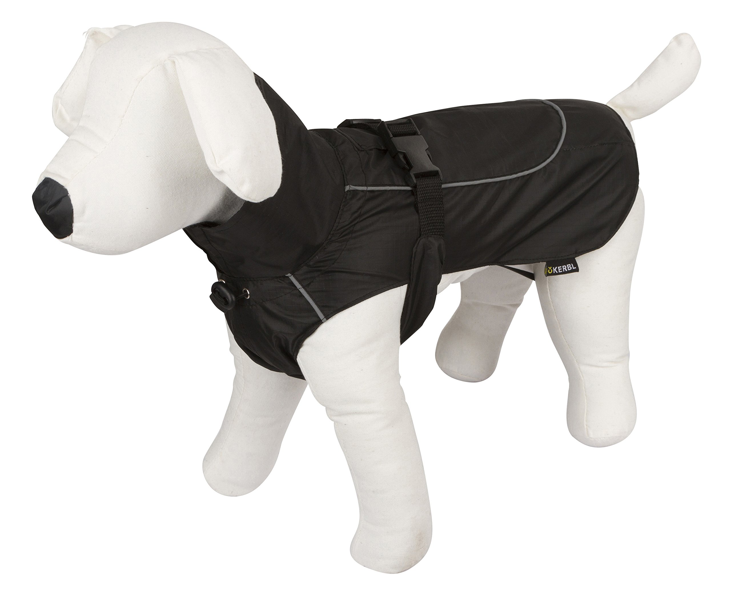 Kerbl PetRain Forks Coat, Small, 35 cm, Black