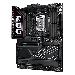ASUS ROG Maximus Z890 Hero Intel Z890 LGA 1851 ATX Motherboard, Advanced AI PC-Ready, 22+2+1+2 Stages, DDR5, WiFi 7, 3X PCIe 5.0 M.2, Thunderbolt 4, USB Type-C, AI Overclocking/Cooling/Networking