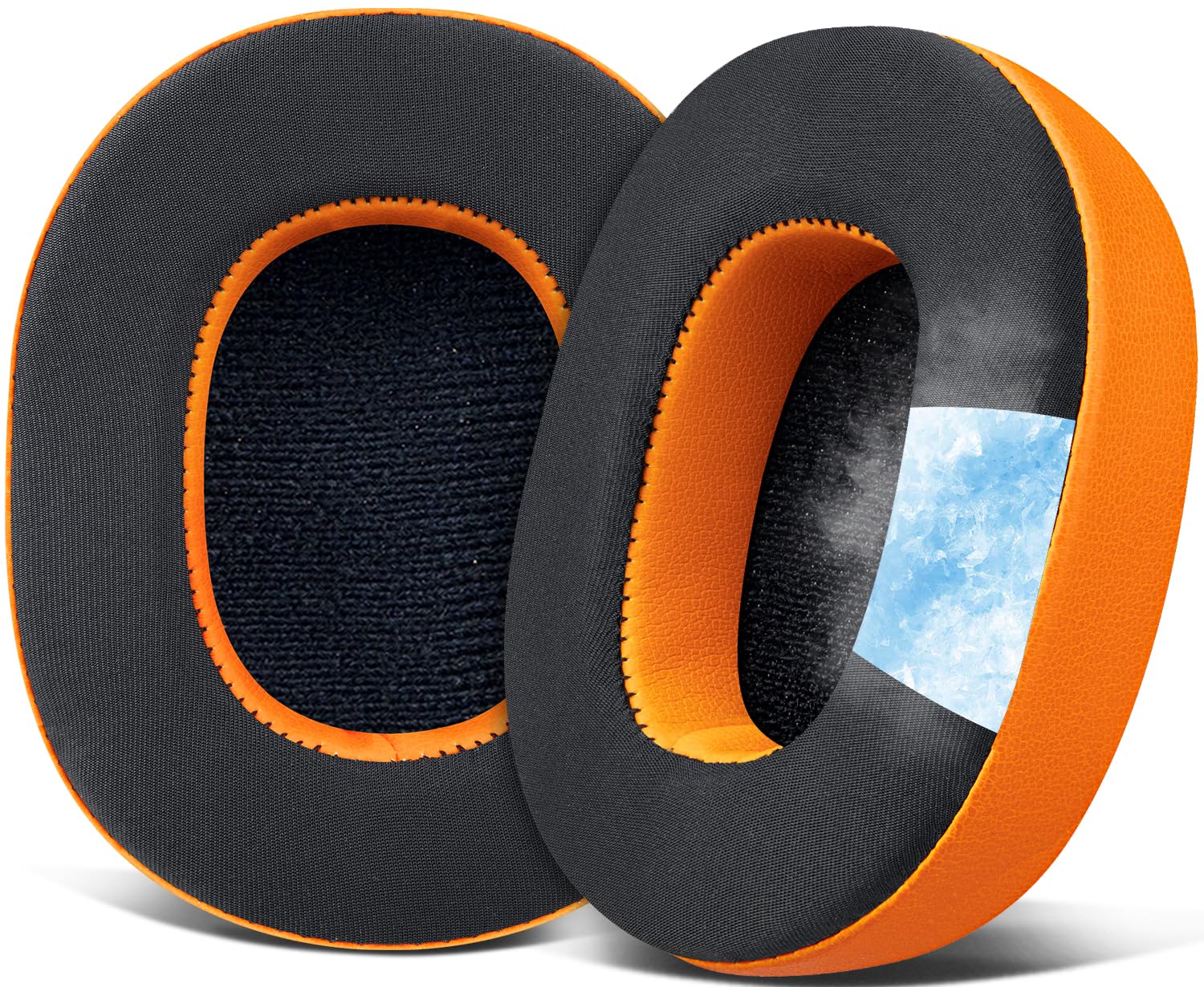 SOULWIT Cooling-Gel Replacement Earpads for Skullcandy Hesh 3/ANC/Evo & Crusher Wireless/ANC/Evo & Venue ANC Over-Ear Headphones, Ear Pads Cushions