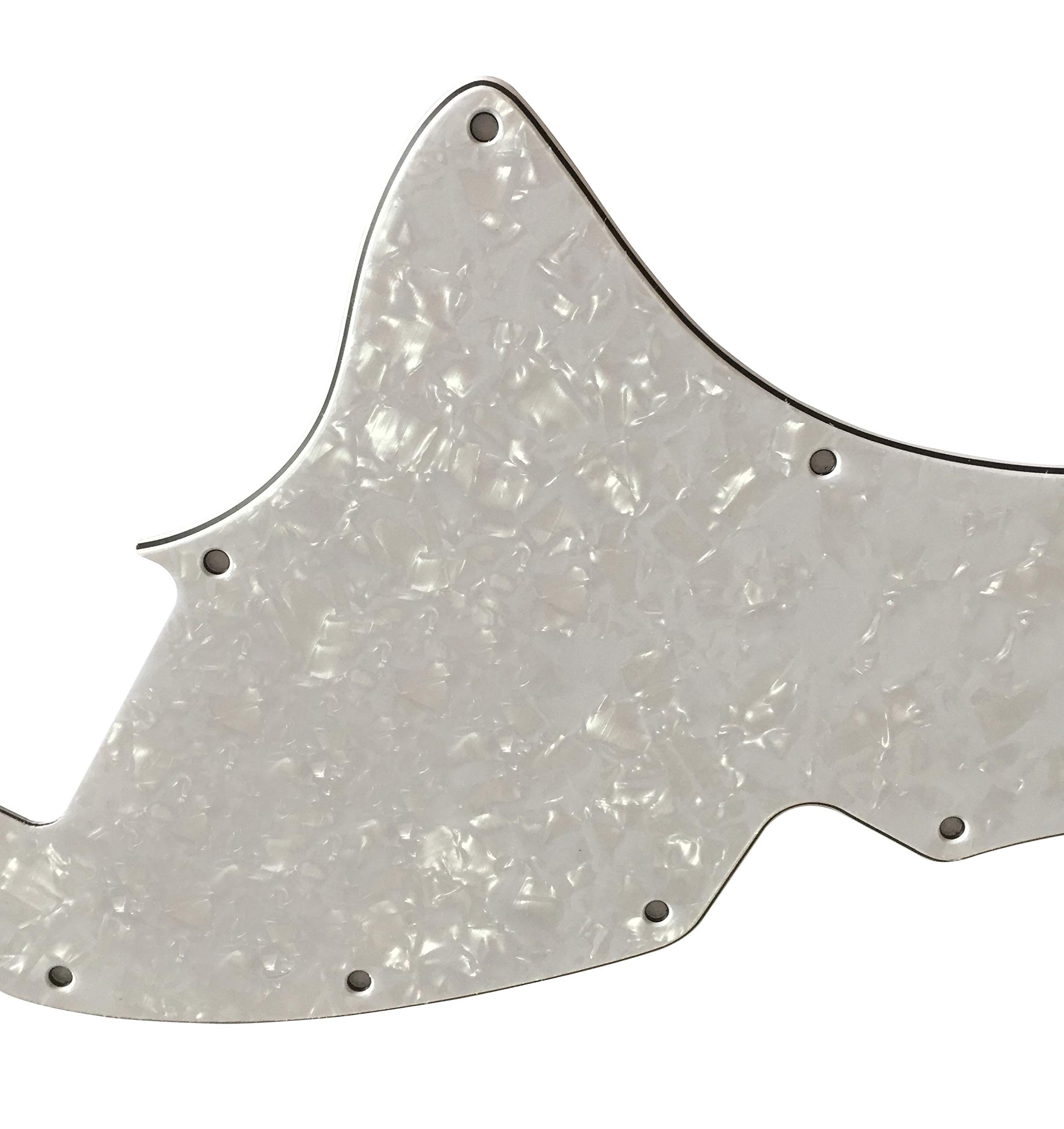 For US Fender Telecaster 69 Thinline Blank Guitar Pickguard. (4 Ply White Pearl)