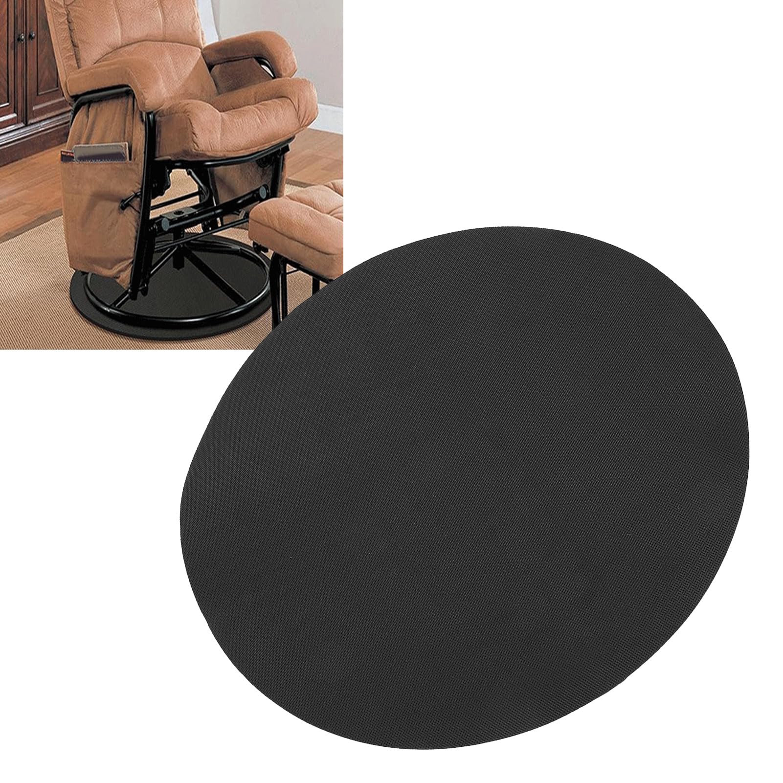 Almohadilla Redonda Antideslizante para Agarre de Muebles, Almohadillas reclinables para Pisos de Madera Dura, Almohadillas Antideslizantes para Muebles, Protectores de Piso para