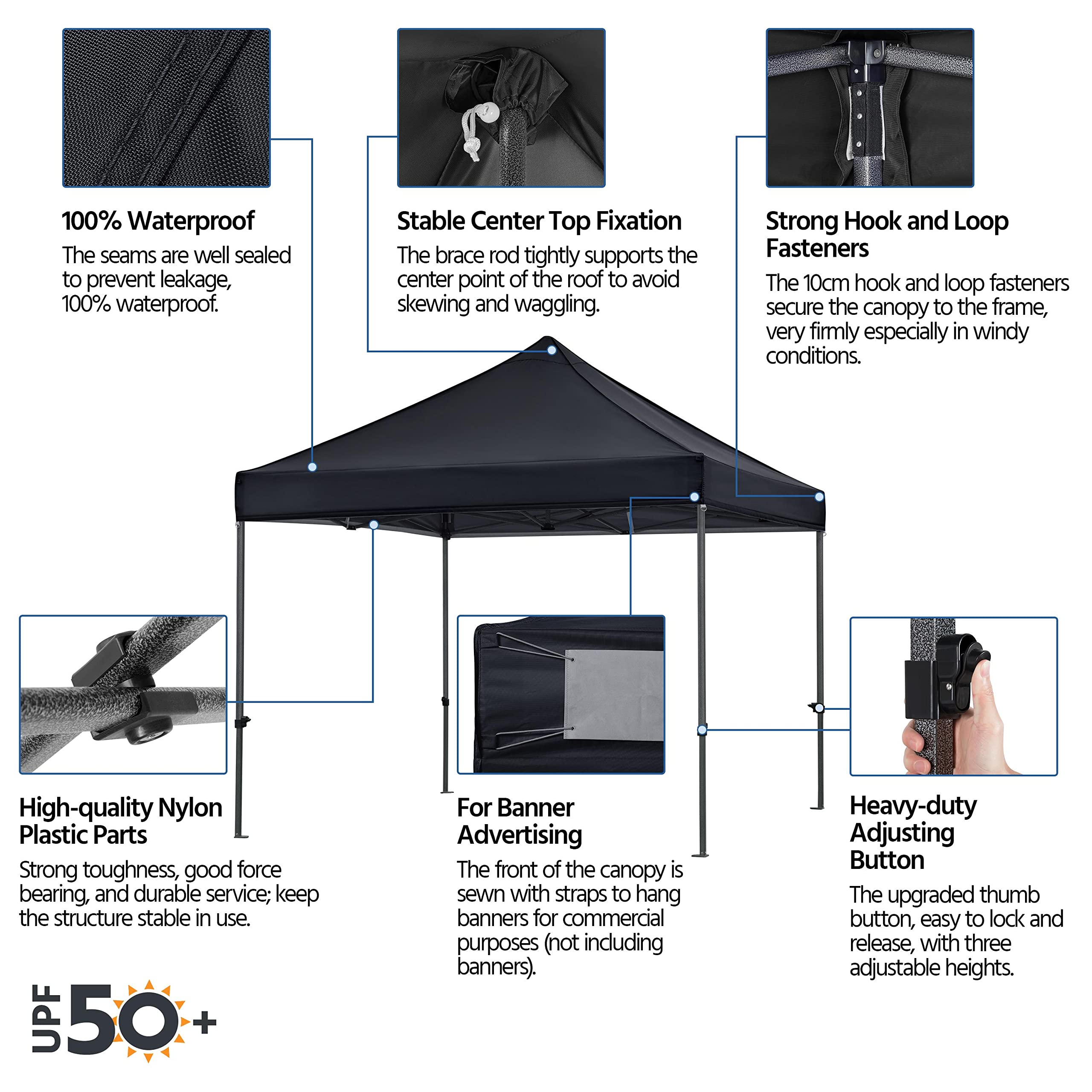 Buy Yaheetech Pop Up Canopy Tent Commercial Instant Canopies Folding