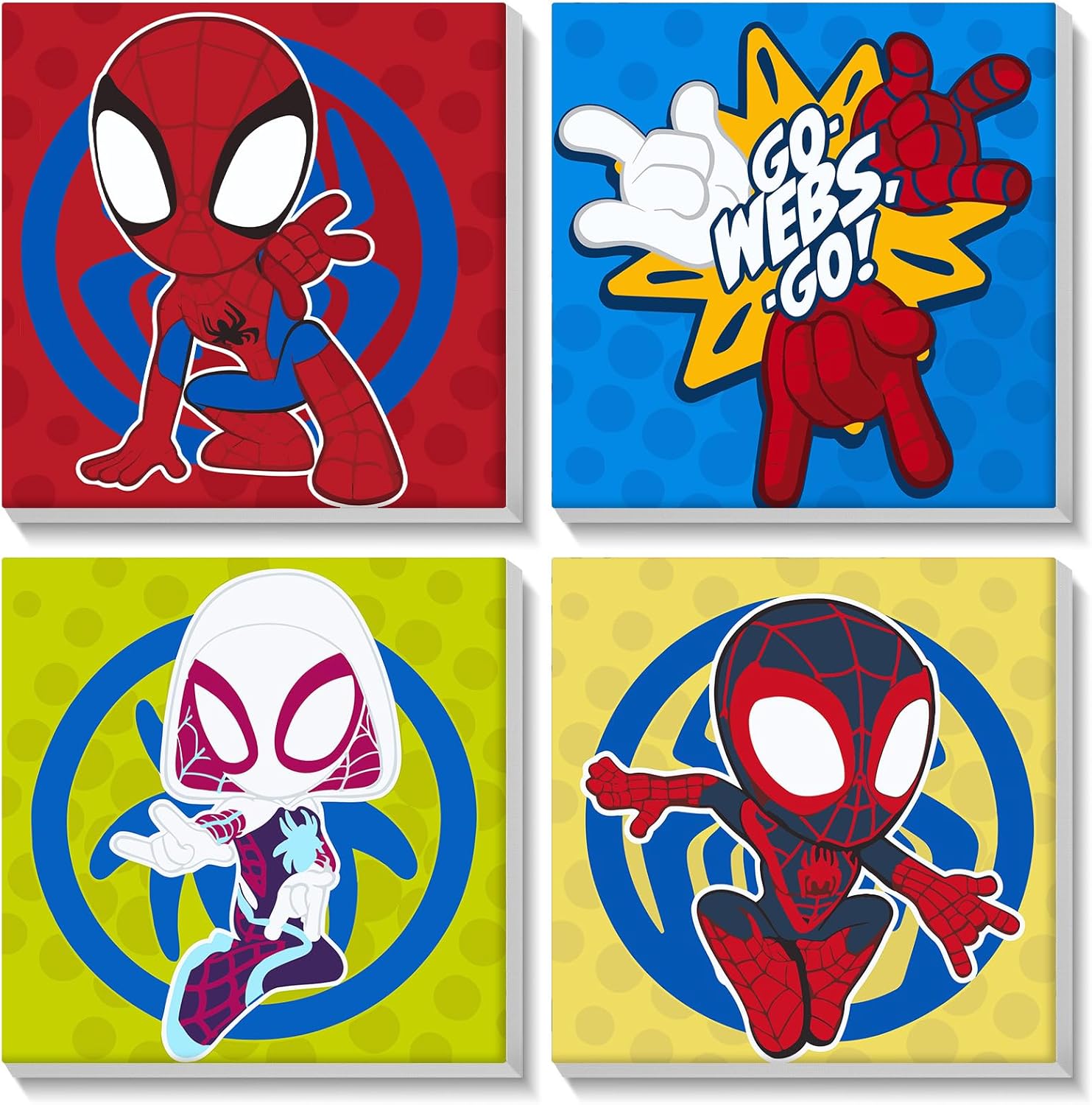 VINDIJA Framed Paint by Numbers for Kids 4 Pack Carton