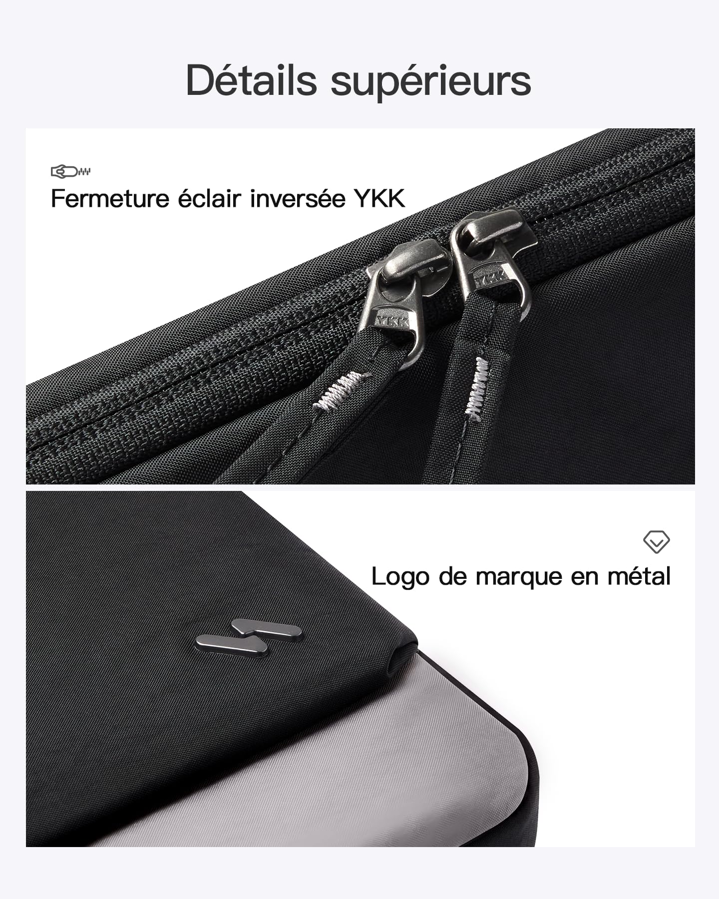 Inateck Housse pour Ordinateur Portable 360° Protection 13 Pouces MacBook Air M5/M4/M3/M2/M1 2026-2018 MacBook Pro 13"