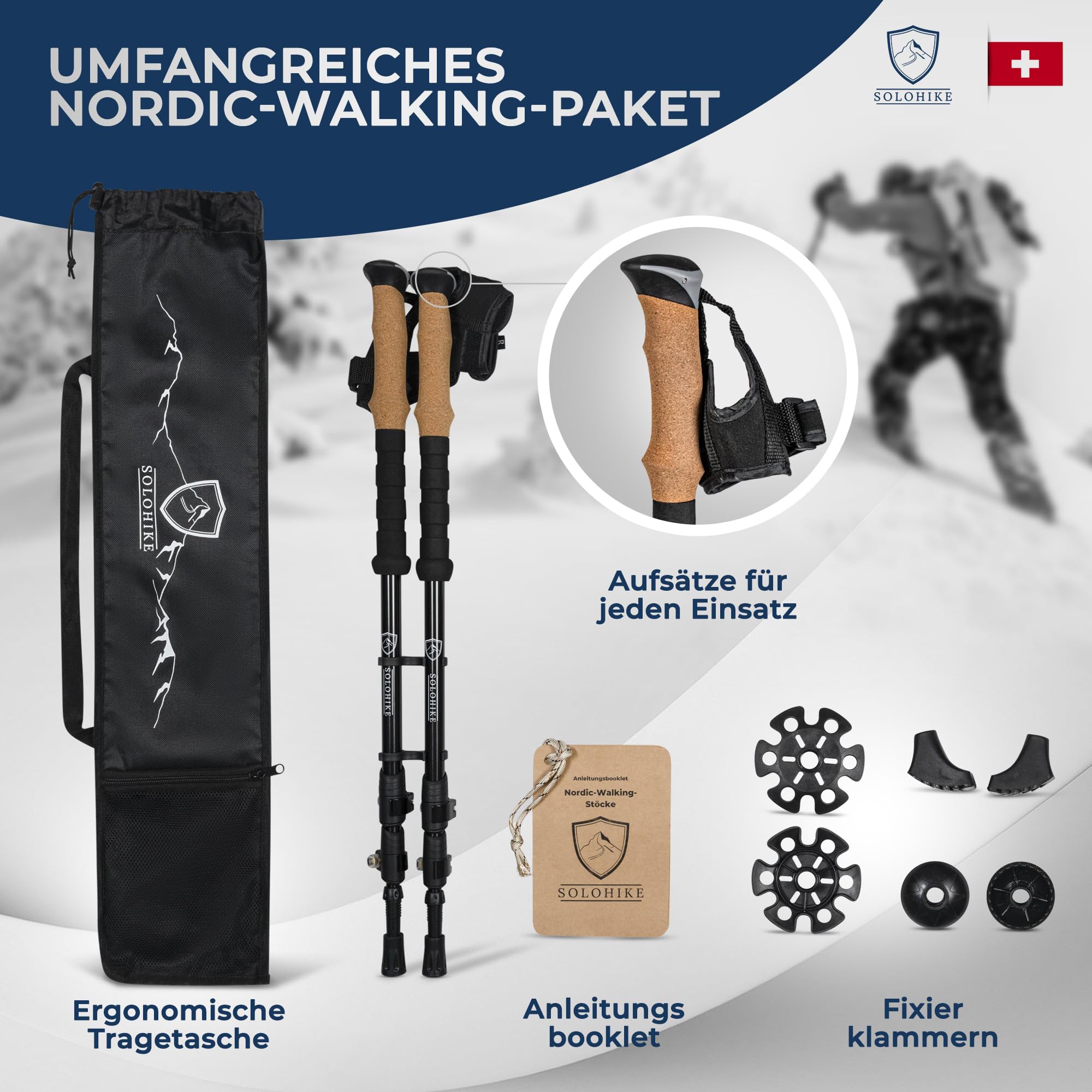 Bâtons de marche nordique pour femme, bâtons de trekking, bâtons de marche nordique, bâtons de course anti-choc, gants à main, réglables, bâtons de randonnée, bâtons de marche nordique