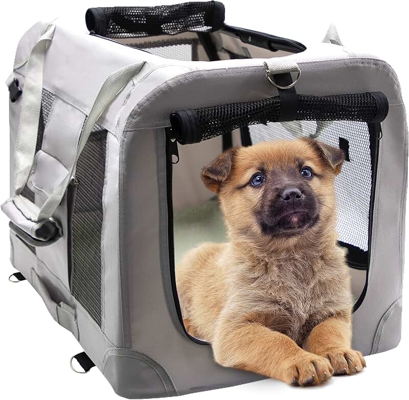 portable soft dog crate