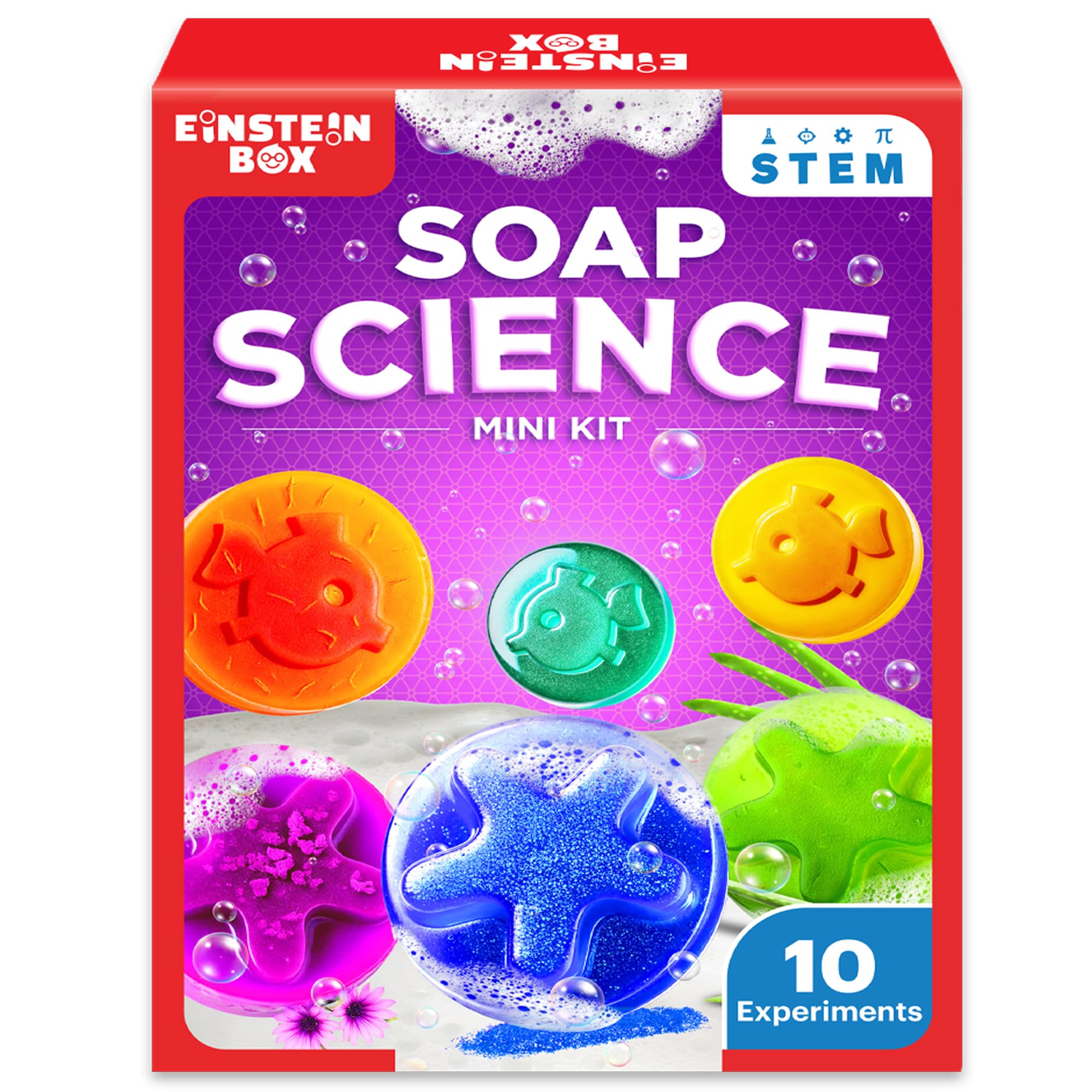 EINSTEIN BOX Return Gift Ideas for Kids| Fun DIY Science Soap Making Kit with Fish and Star Scented Soaps for Kids-picture-23
