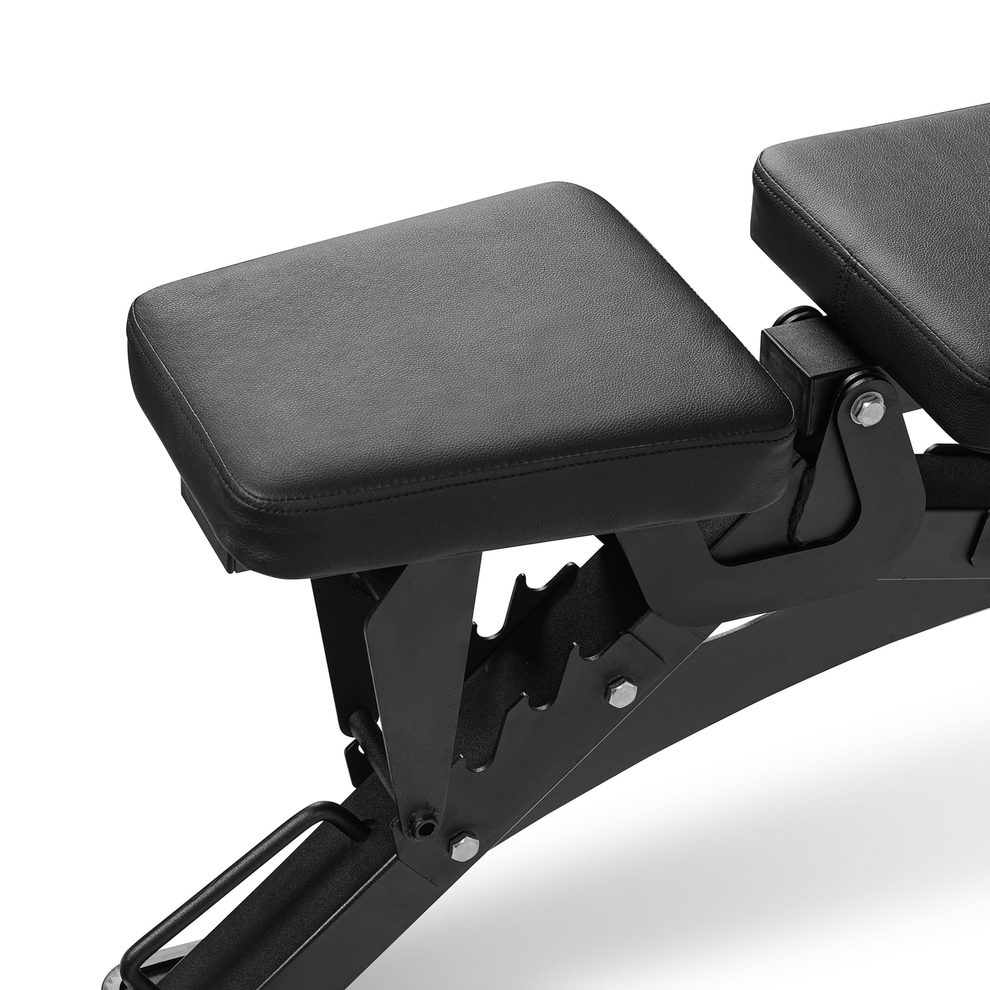 DIONE Panca da allenamento – Panca da allenamento – 9 posizioni – portata fino a 500 kg – con ruote di trasporto