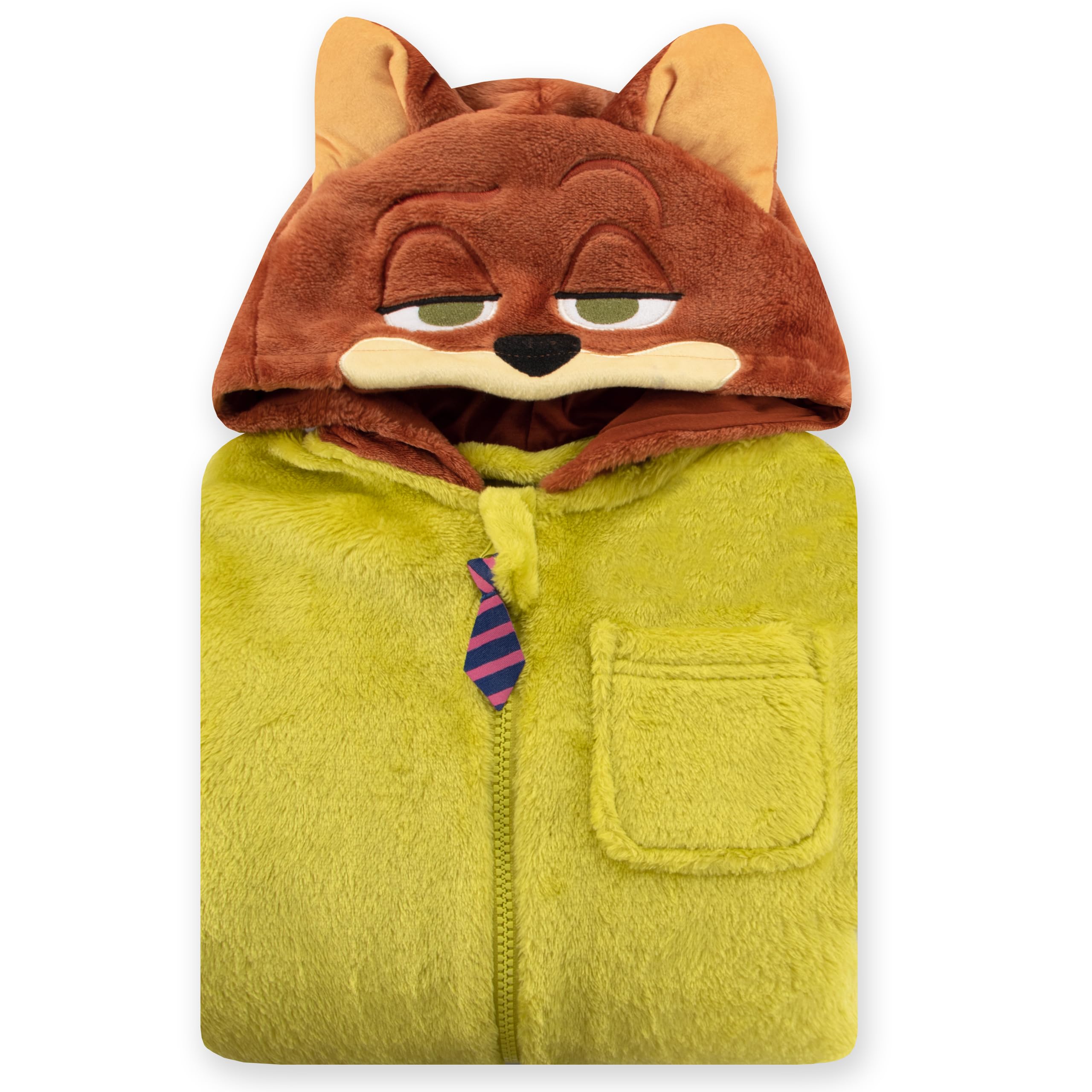 Disney Mono, Pijama Niño De Zootopia, Nick Wilde Entero, Pijamas Invierno Niño