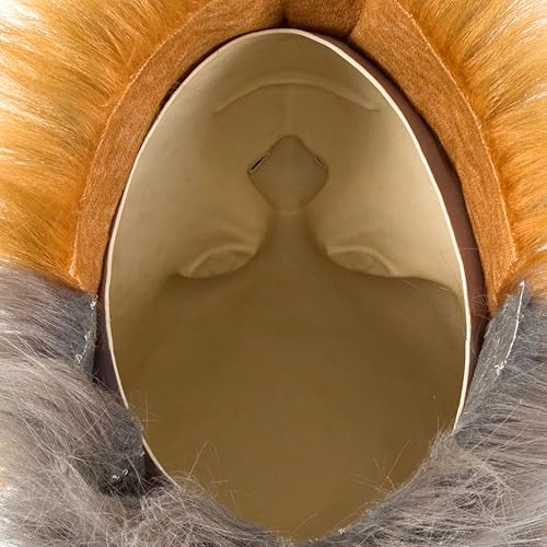 Miniatura 7 de Máscara de felpa de cosplay de animales de película para fiesta de disfraces de Halloween