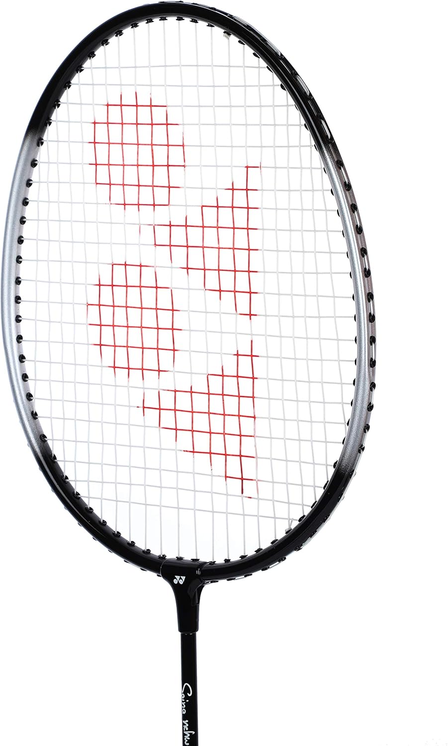 YONEX GR 303 Saina Nehwal Special Edition Aluminium Strung Badminton Racket with Full Racket Cover (Black) | for Beginners | 95 Grams | Isometric Head