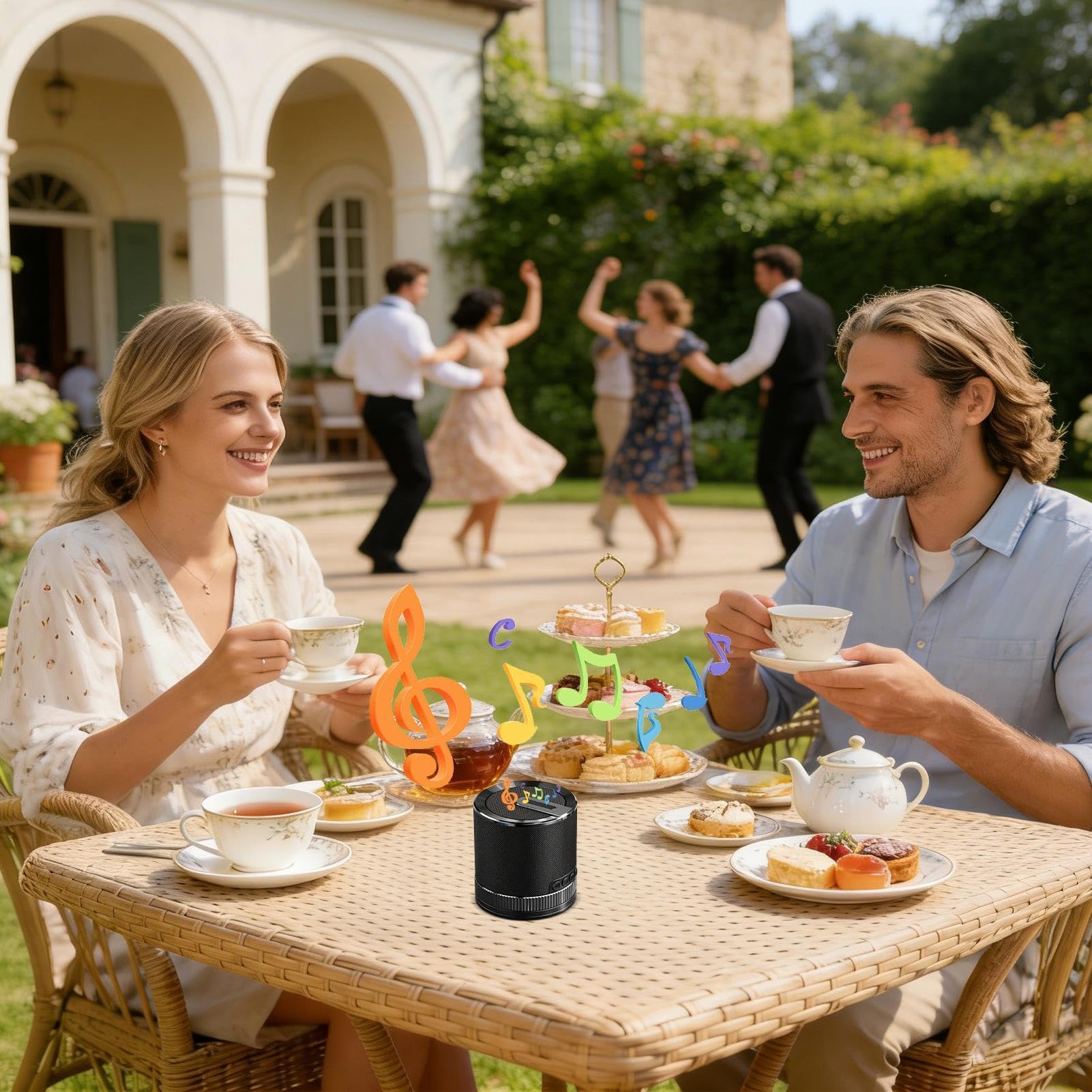 Enceinte pour salle de bains Mini enceinte sans fil à ventouse et basses