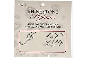 Crystal Rhinestone I Do Wedding Shoe Stickers, Clear