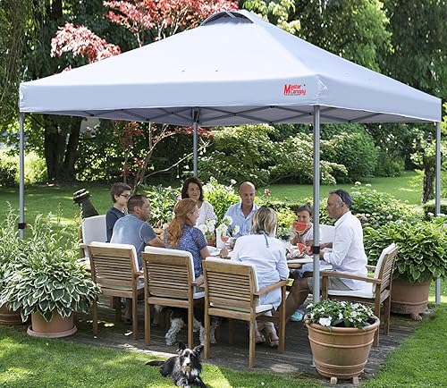 Miniatura 6 de MASTERCANOPY - Toldo plegable que incluye funda de transporte con ruedas, 4 bolsas de arena de contrapeso y 4 estacas