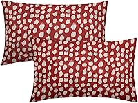 Vista 115 de Fundas de almohada marrón y blancas de 18 x 18 pulgadas, juego de 2 almohadas boho grises con lunares, fundas de almohada modernas estampadas
