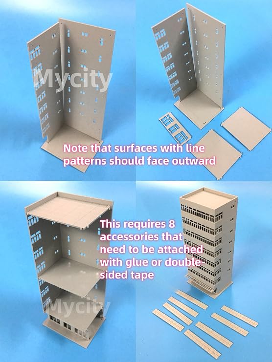 Mycity N-Scale Office Building Building Model