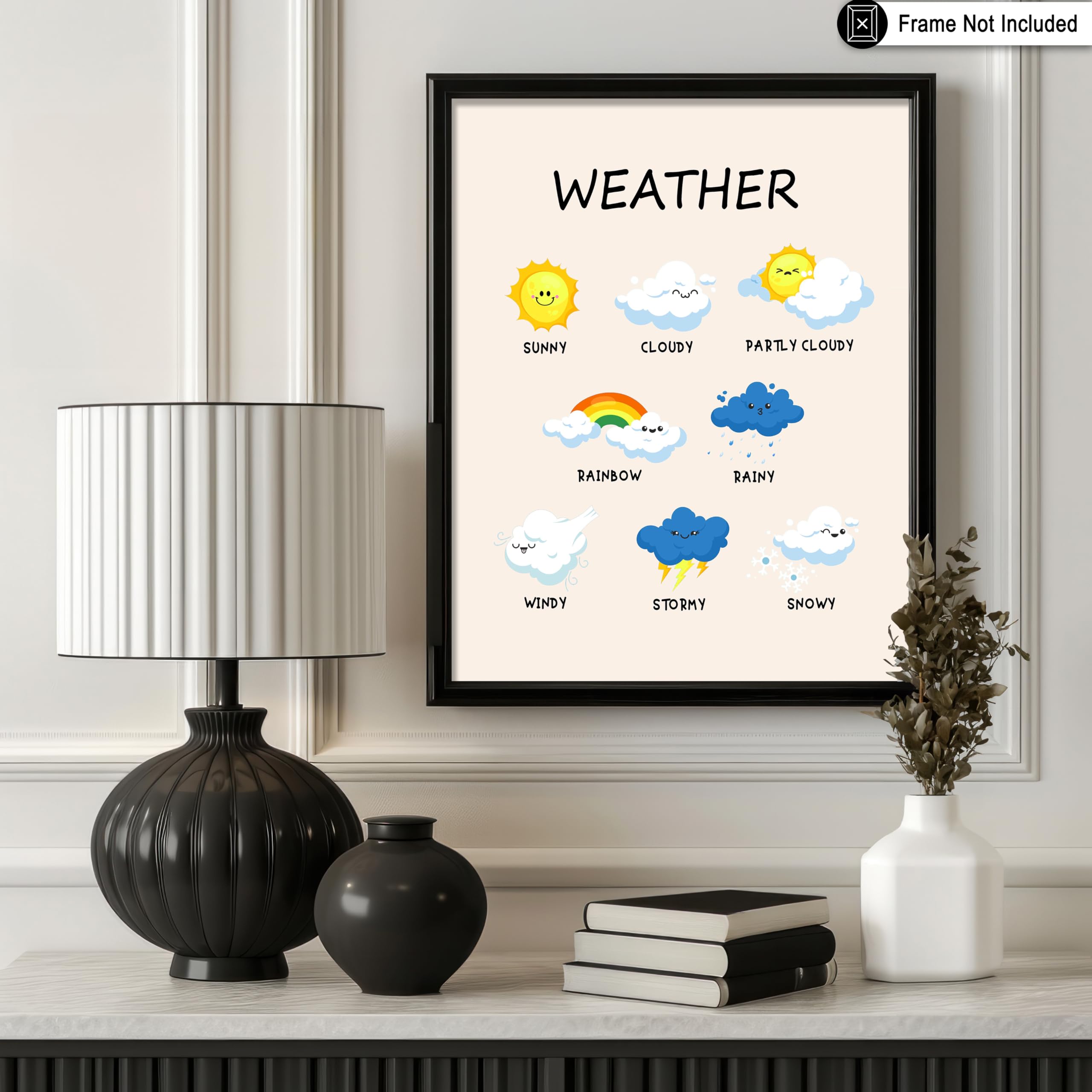 絵画　大型　「Weather Expert」 絵画 大型 「Weather Expert」 Vintage Meteorology Diagram