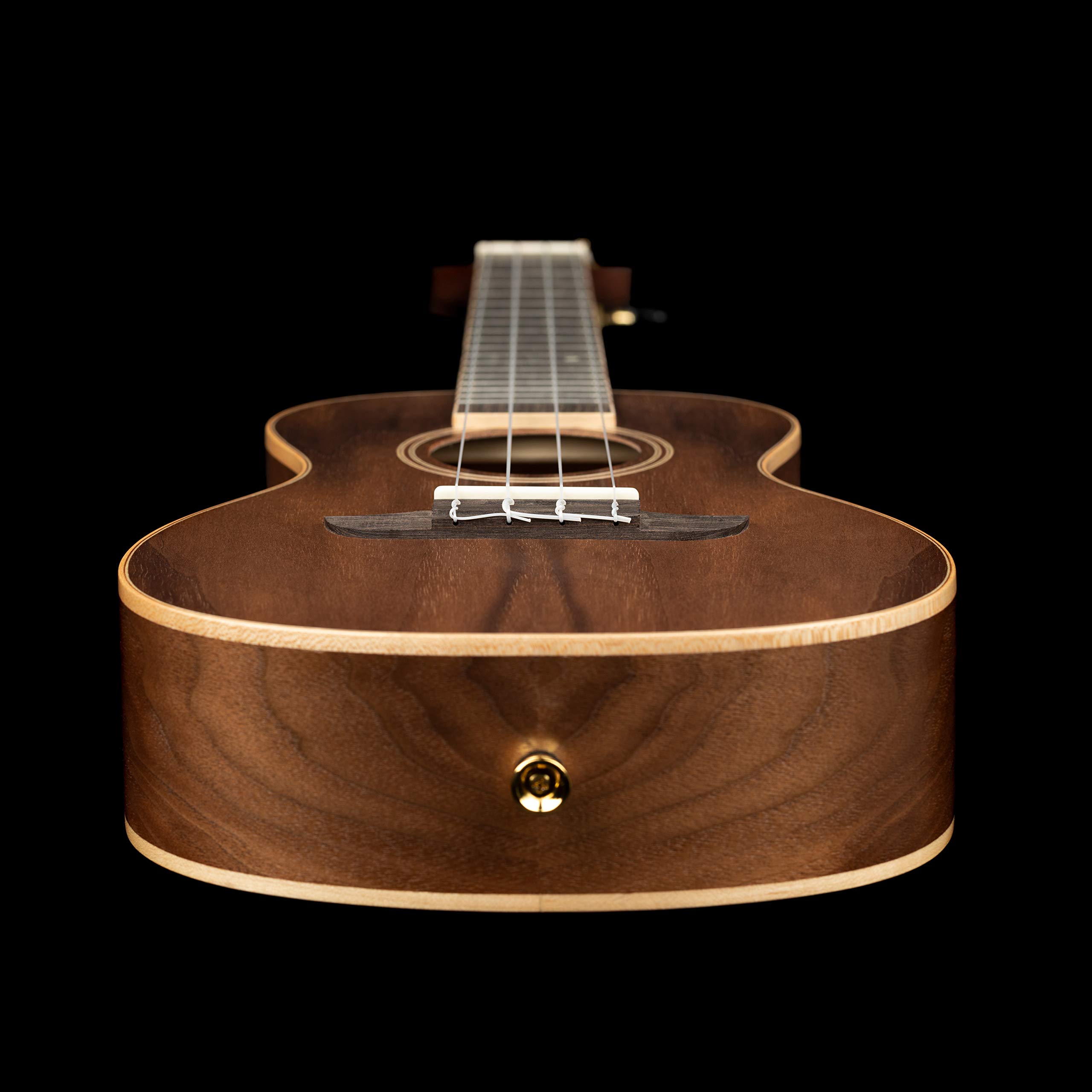 Ortega Guitars Ukulélé Concert Acoustique – Série Horizon – Housse Incluse – Noyer, Naturel (RUWN)