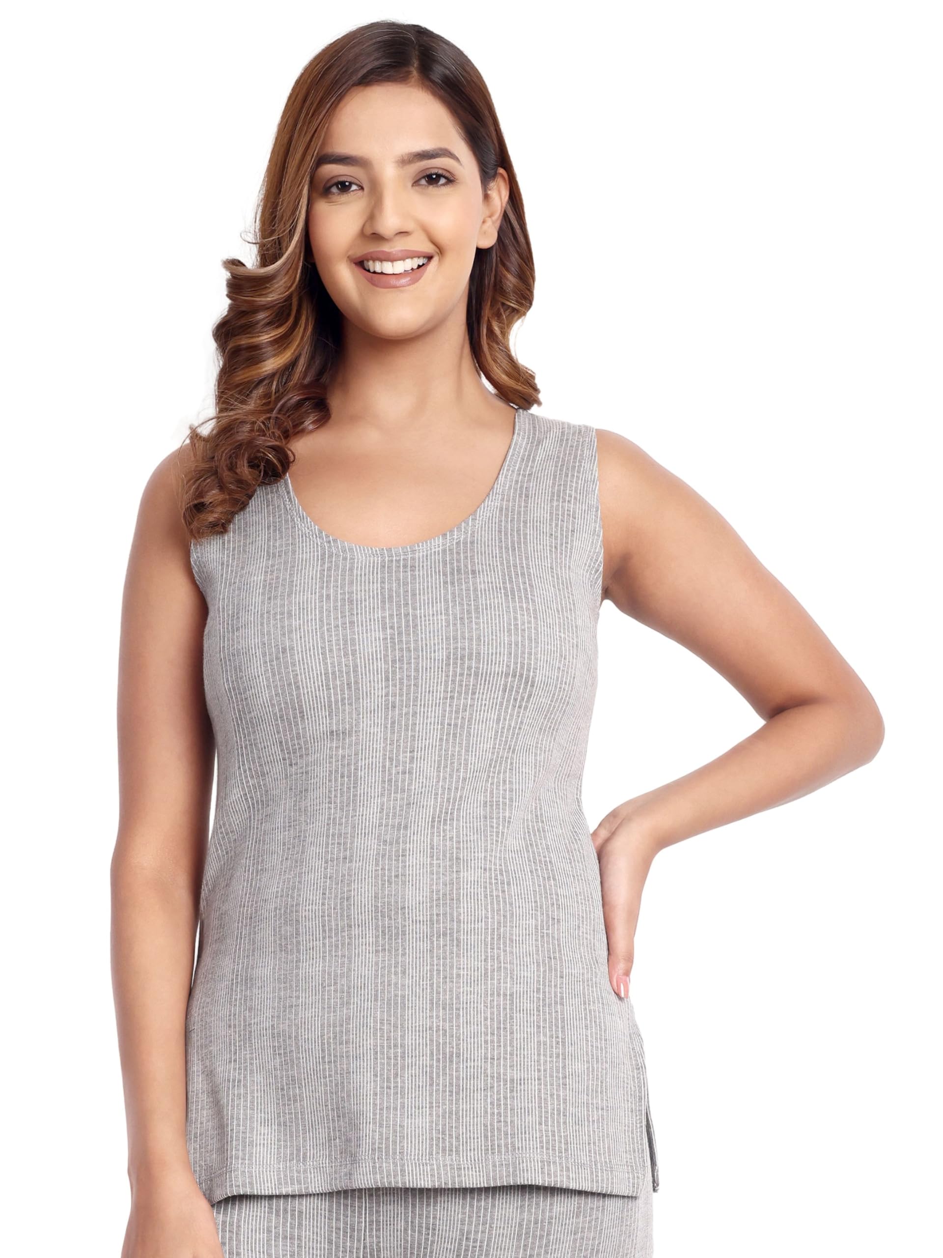 zeffit Winter Thermal Top for Women | Sleeveless Thermal | Women Theraml Top Set | Winter Wear | Cotton Blend Thermal | Innerwear Bodywarmer |-picture-14