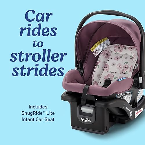 Miniatura 6 de Graco Sistema de viaje Verb | Incluye cochecito Verb y SnugRide 30 asiento infantil para automóvil, Merrick