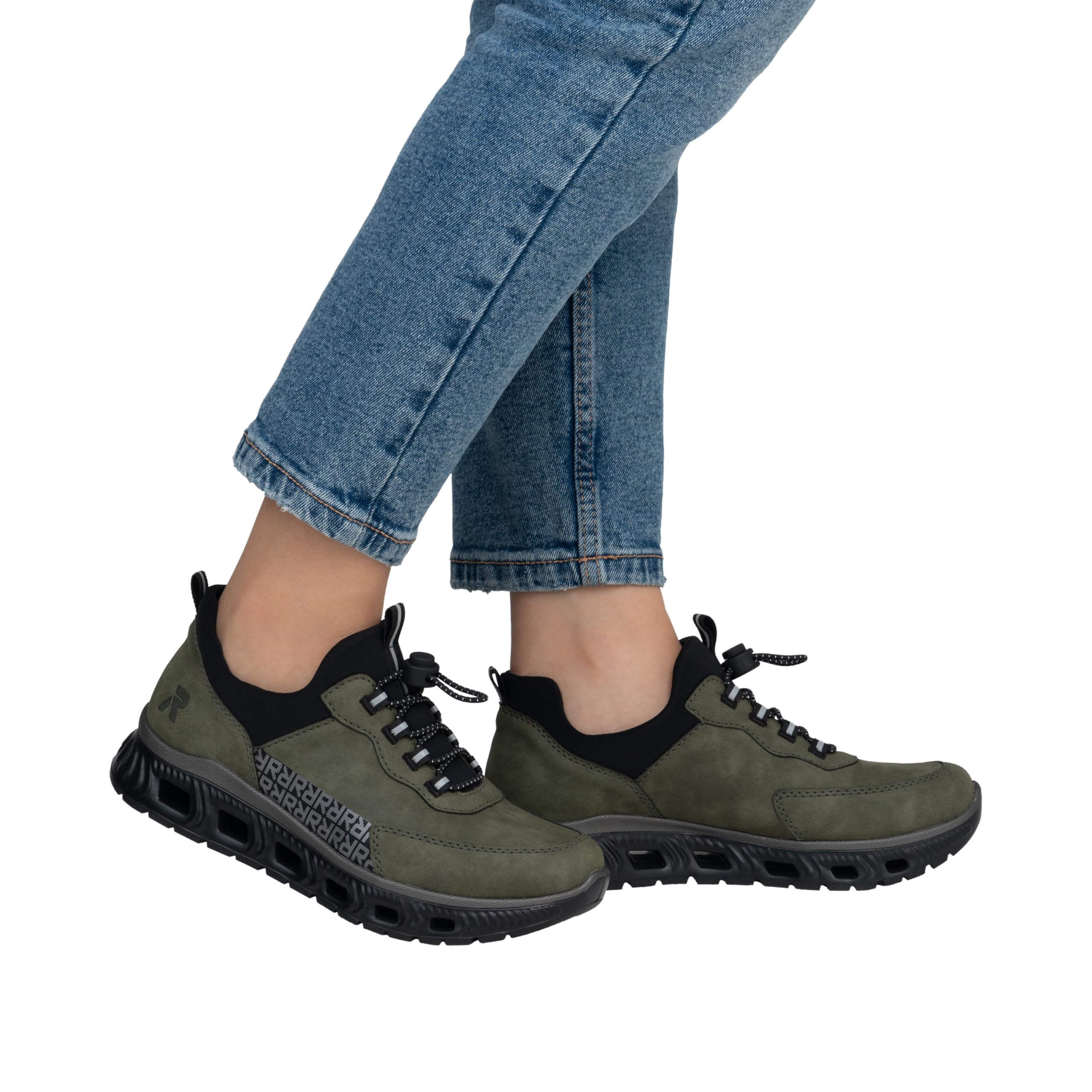 Rieker Damen Low-Top Sneaker M6058, Frauen Halbschuhe