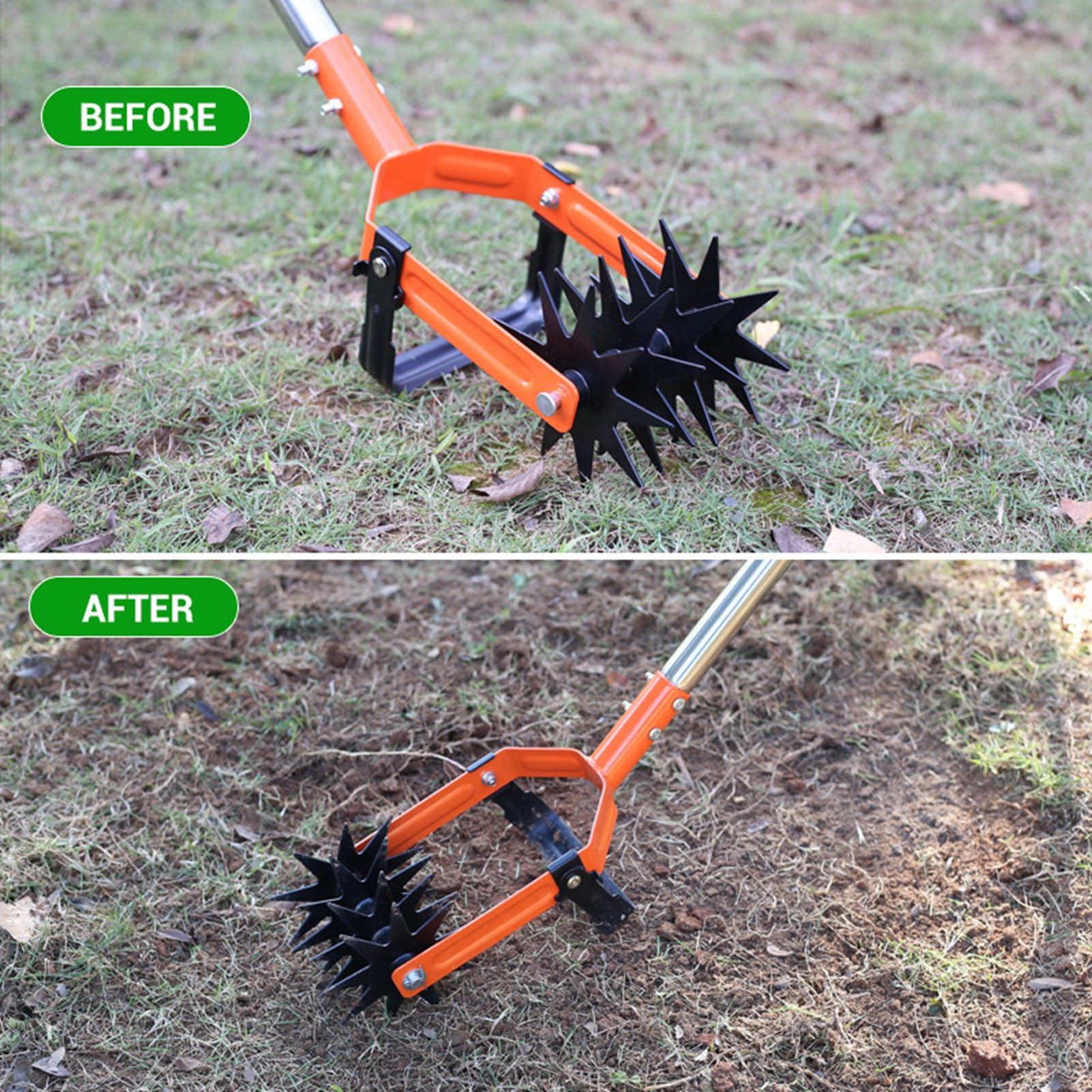 Marhynchus Coltivatore Manuale da Giardino, Sarchiatore Manuale con Denti