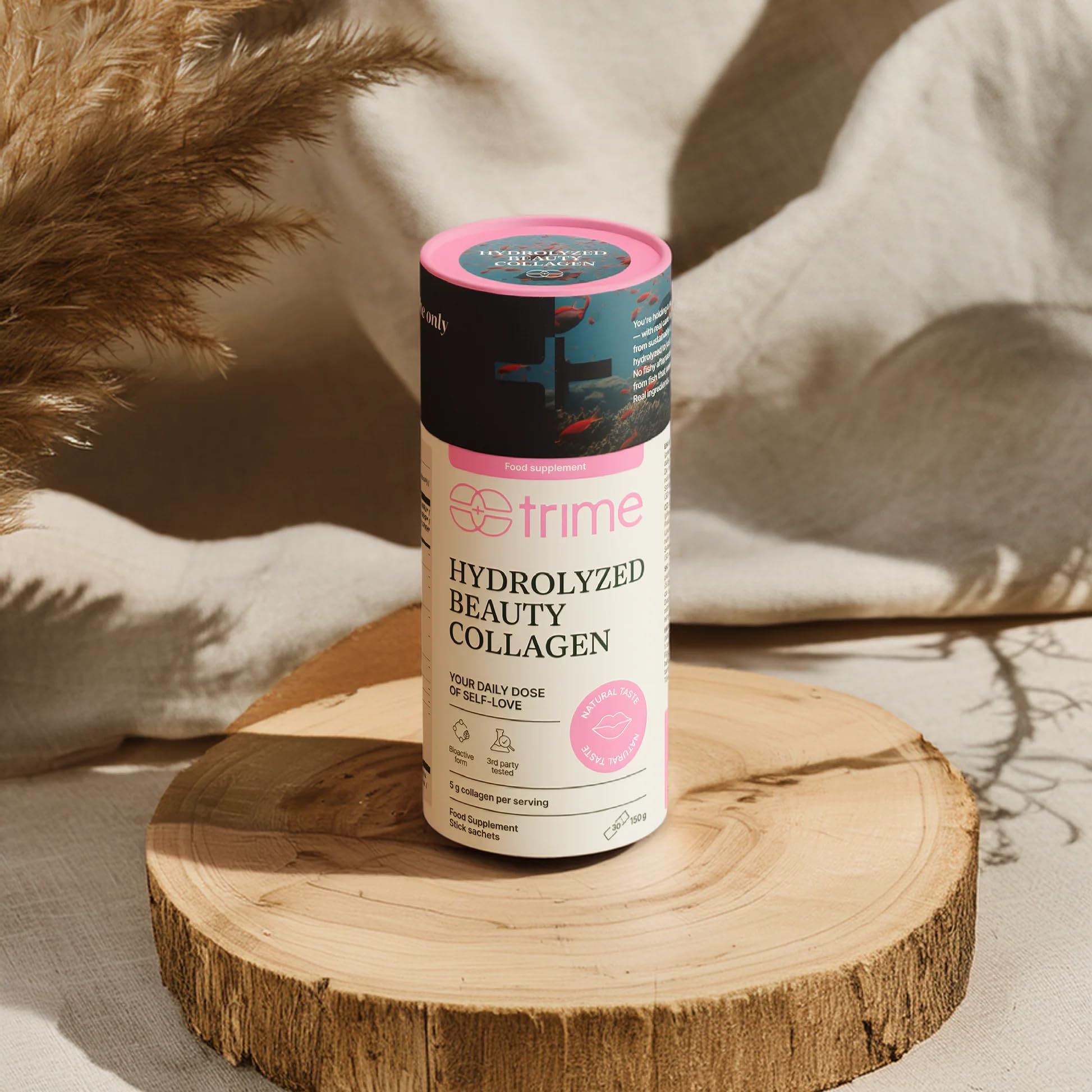 TRIME Collagene Marino Idrolizzato Tipo I 30 Stick da 5 g Gusto Neutro
