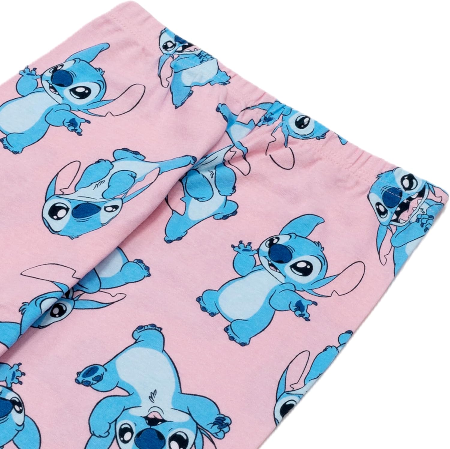 Disney Lilo & Stitch Girls' 6-Piece Cotton Pajama Set, Matching Snug-fit Shirt & Pants, Soft & Cute for Kids - Image 3