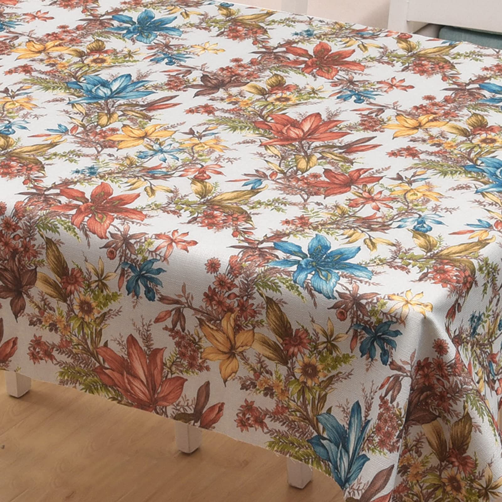 Samt Stoff NäHen 145 cm Breit Samtstoff Stoff 1m Meterware Zum NäHen Von Weich Und Elegant,MöBelstoff, MöBel Sitzbezug Stoff(Size:1.45 * 20m,Color:Colorful Flower 02)