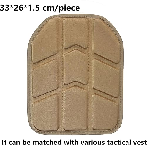 Miniatura 5 de Almohadilla de inserción moldeada suave transpirable de espuma EVA, accesorios tácticos, engranaje ergonómico, luz 2 unids