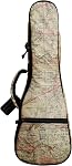 MUSIC FIRST Original Design"Ancient Map" ukulele case ukulele bag ukulele cover, New Arrial (Fit for 23~24 inch Concert Ukulele)