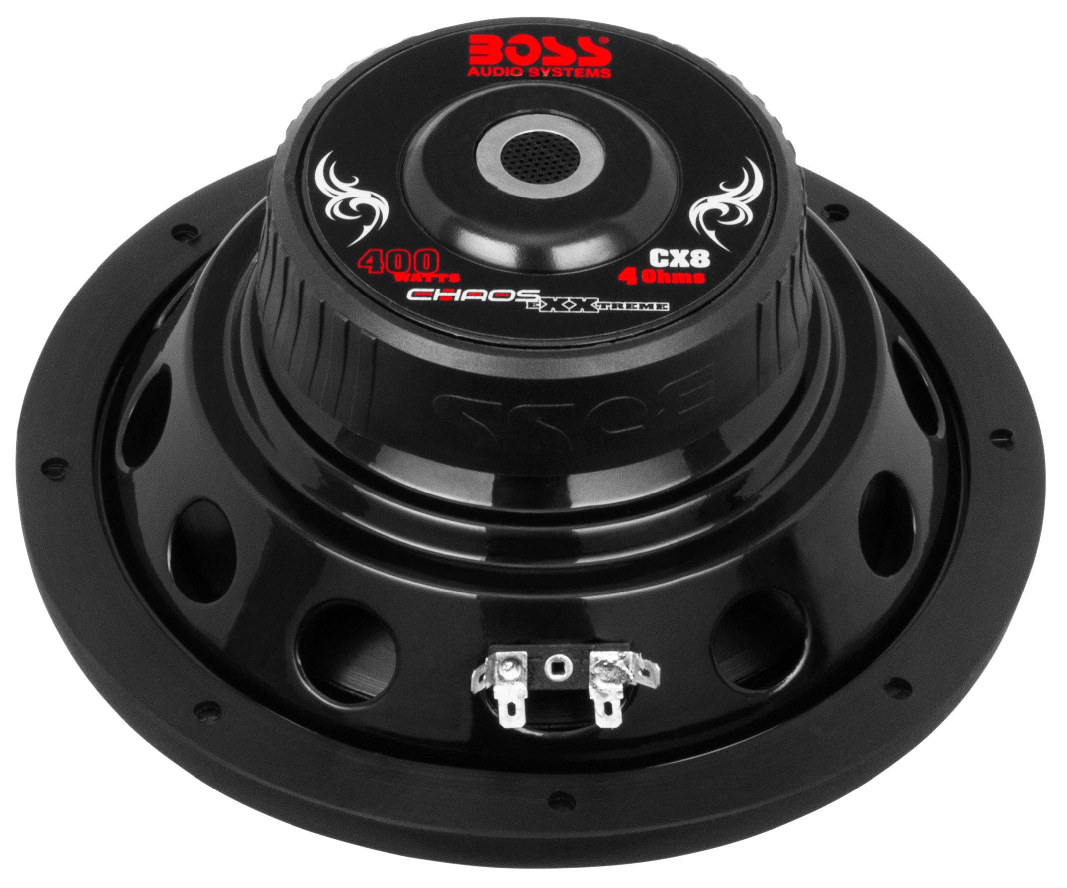 BOSS AUDIO CX8 Chaos Extreme 8 inch Single Voice Coil (4 Ohm) 400