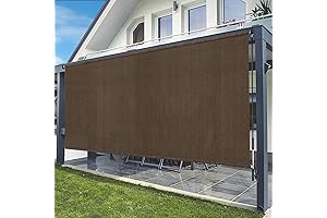 Shade&Beyond Outdoor Roller Shades for Patios, 8' x 8' Porch Sun Blinds
