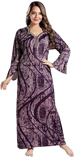 G4Girl Nighty for Women's with Long Sleeves Price In India