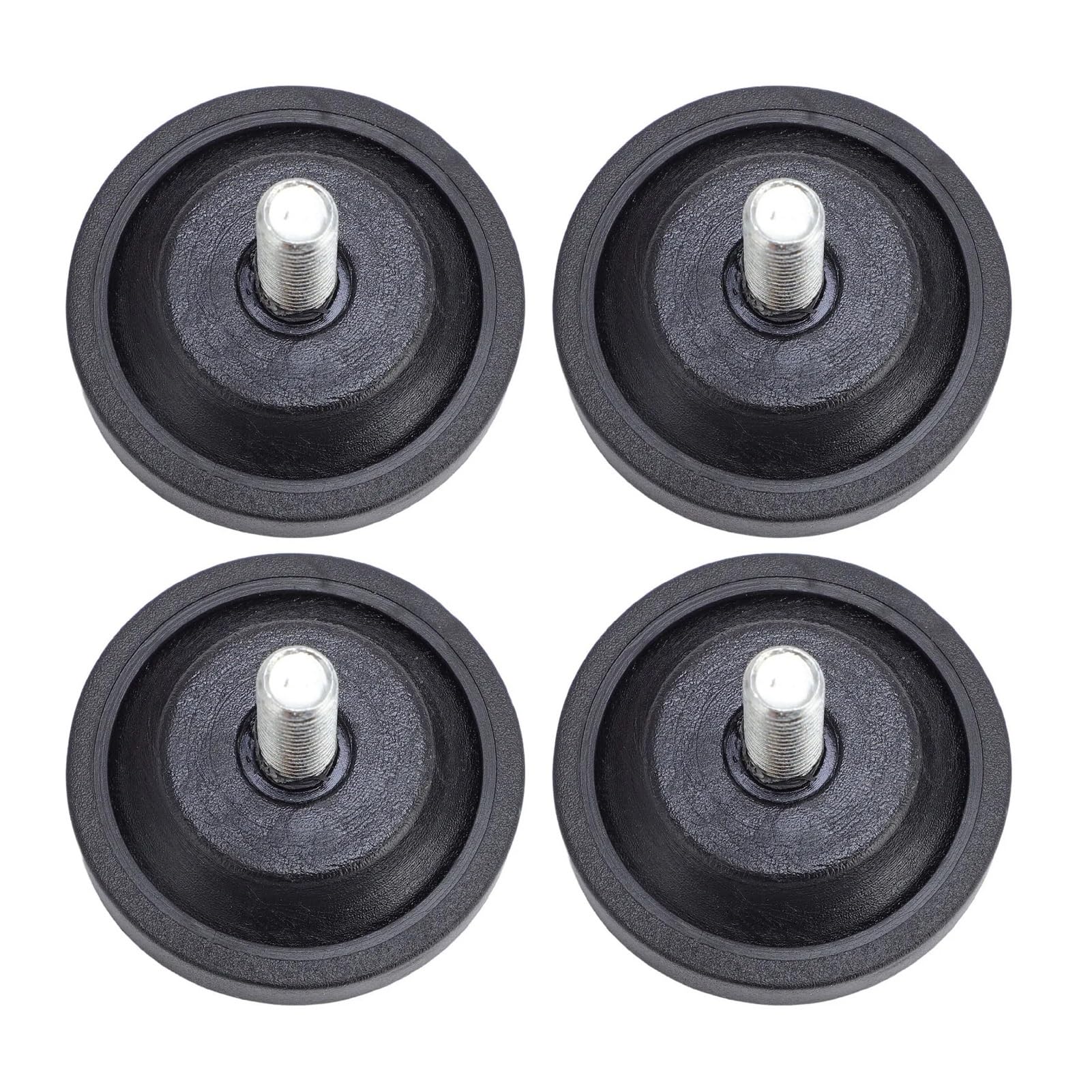 Piedini per mobili, 8 pezzi, piedini in gomma a vite per mobili, regolabili, filettatura M10, gambe per tavolo, sedia, divano, diametro 58 mm
